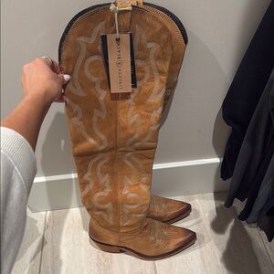 Tan Western Cowboy Boots
